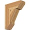 Ekena Millwork Traditional Slat Rough Sawn Bracket, Western Red Cedar, 6"W x 18"D x 22"H BKT06X18X22TRA06RWR - alternate 1